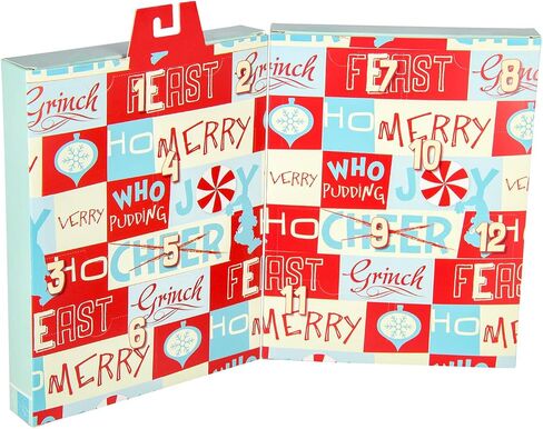 Bioworld The Grinch Merry Grinchmas 12 Grinchy Days Of Socks Mix and Match Gift Box Set in Saudi Arabia