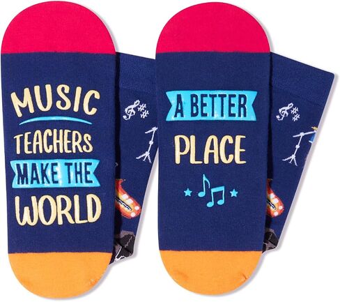 Zmart Funny Crazy Socks for Women Men, Music Teacher Gifts, Gifts for Writers Authors Teachers, Book Reader Socks in Saudi Arabia