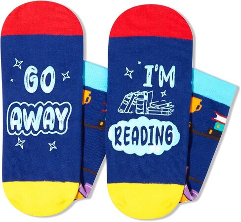 Zmart Funny Crazy Socks for Women Men, Music Teacher Gifts, Gifts for Writers Authors Teachers, Book Reader Socks in Saudi Arabia