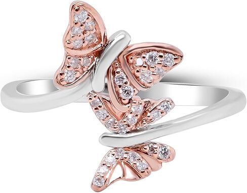 Gin & Grace in collaboration with Smithsonian Museum Collection presents Natural diamond Ring in 925 Sterling Silver Diamond Ring Jewellery for exclusive everyday look in Saudi Arabia