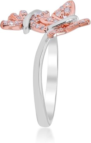 Gin & Grace in collaboration with Smithsonian Museum Collection presents Natural diamond Ring in 925 Sterling Silver Diamond Ring Jewellery for exclusive everyday look in Saudi Arabia