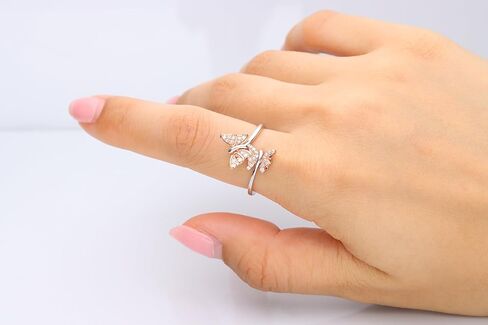 Gin & Grace in collaboration with Smithsonian Museum Collection presents Natural diamond Ring in 925 Sterling Silver Diamond Ring Jewellery for exclusive everyday look in Saudi Arabia