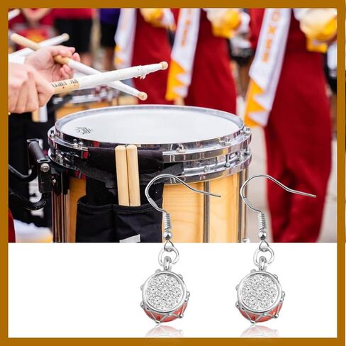 Drummer Gift Drummer Jewelry Drum Kit Charm Earrings Gifts Musician Gift Percussion Jewelry Drum Player Band Gifts in Kuwait