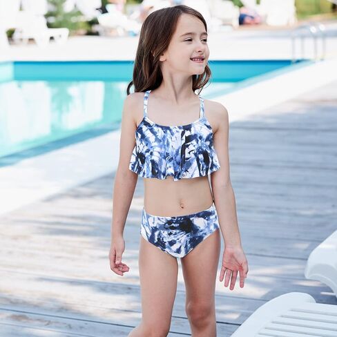 Girls Two Piece Swimsuits Bikini Bathing Suit Hawaiian Swimwear for Kids 3-16 Years in Kuwait