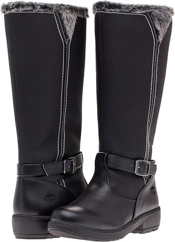 totes womens Boot, Esther Knee High Snow Boot Available in Medium and Wide Width Calf, Black Wide Calf, 8 Wide US in Saudi Arabia