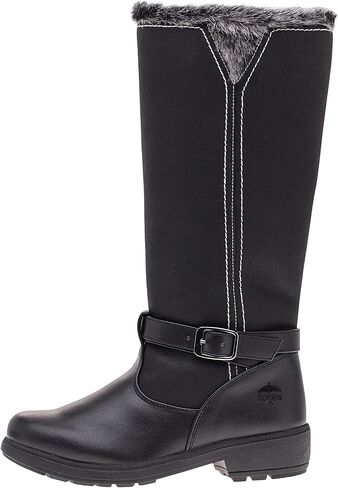 totes womens Boot, Esther Knee High Snow Boot Available in Medium and Wide Width Calf, Black Wide Calf, 8 Wide US in Saudi Arabia
