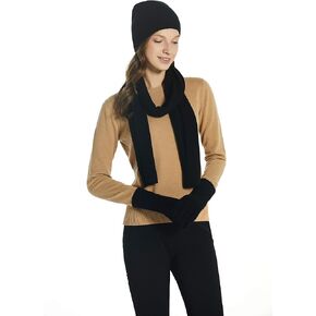 EURKEA 100% Cashmere Winter Scarf in Solid Colors with Gift Box for Women, Warm & Soft & Lightweight, Gift Ready in Kuwait