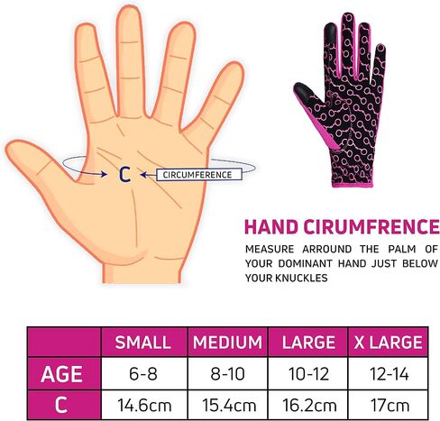 ECLOUR Kids Horse Riding Gloves with Non-Slip Grip and Finger Touch Design for Multi Sports Activities Like Cycling, Fishing, Running, Gardening for Boys and Girls in Saudi Arabia