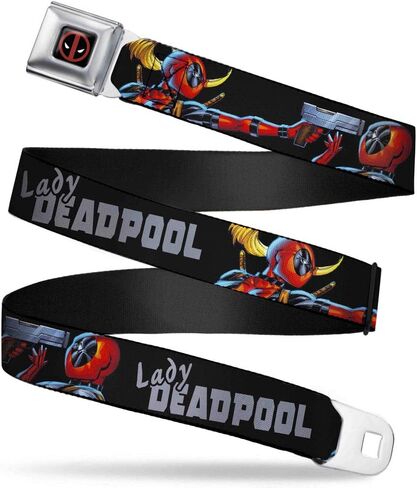 Buckle-Down Standard Seatbelt Belt Deadpool Regular in Saudi Arabia