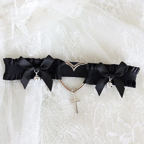 LeJulyeekay Wedding Garters for Bride Garters for Women Bridal Garter Belt Leg Garters for Thigh Highs in Saudi Arabia