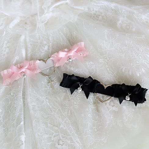 LeJulyeekay Wedding Garters for Bride Garters for Women Bridal Garter Belt Leg Garters for Thigh Highs in Saudi Arabia