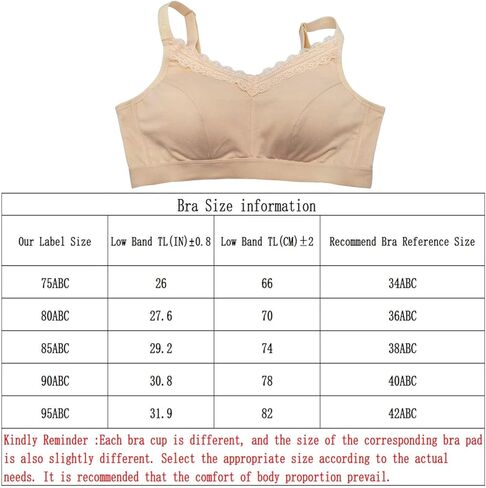 Cotton Post Surgery Bra for Mastectomy Women Silicone Breast Prosthesis with Pockets for Breast Forms in Kuwait