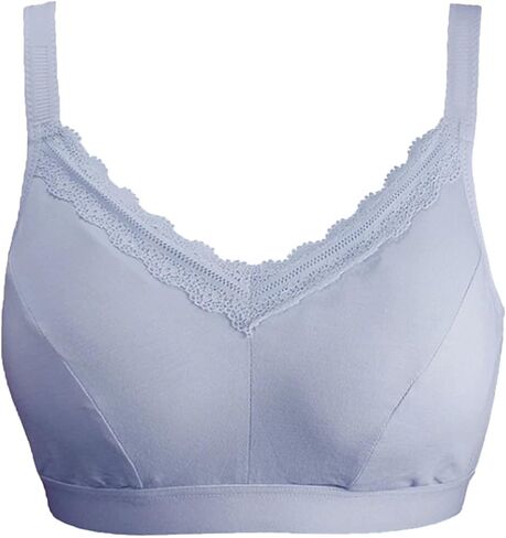 Cotton Post Surgery Bra for Mastectomy Women Silicone Breast Prosthesis with Pockets for Breast Forms in Kuwait