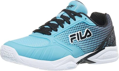 Fila Volley Zone Womens Pickleball Shoe Bluefish/Black (US Footwear Size System, Adult, Women, Numeric, Medium, 8) in Saudi Arabia