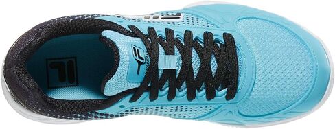 Fila Volley Zone Womens Pickleball Shoe Bluefish/Black (US Footwear Size System, Adult, Women, Numeric, Medium, 8) in Saudi Arabia