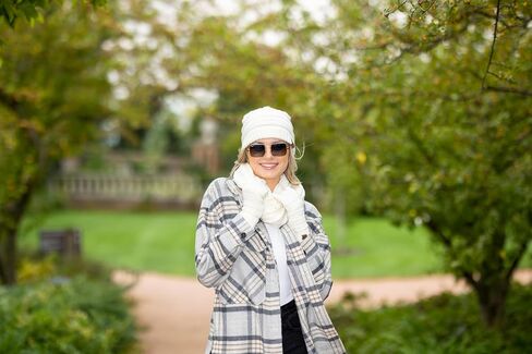 Funky Junque Hat Scarf Glove Set for Women Winter Matching Beanie Infinity Scarf Gloves Unique Christmas Gifts in Saudi Arabia