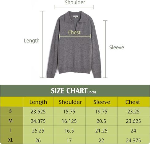 طقم بدلة رياضية نسائية منسوجة من الكشمير من GreenMount مكونة من قطعتين، بلوفر بولو عميق على شكل حرف V وبنطلون رياضي يحافظ على دفء 37.5 درجة (رمادي، L) in Kuwait