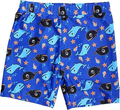 BONVERANO Boys Boardshorts UPF 50+ Sun Protection Swim Shorts with Sun Cap 2 Pack in Kuwait