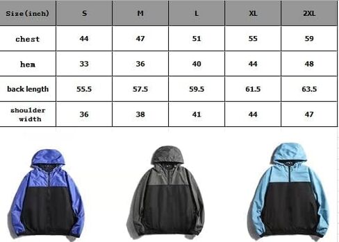سترة Mywu خفيفة الوزن للرجال مع شبكة مبطنة للتنزه سيرًا على الأقدام والسفر ومقاومة للماء للرجال in Kuwait