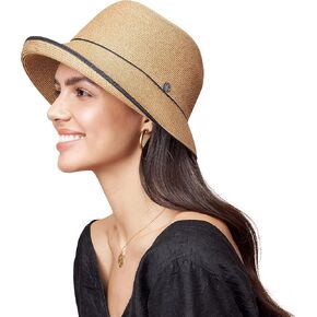 Pineapple&Star Maures Cloche Bucket Straw Sun Hat Fine Braid UPF 50+ for Women in Saudi Arabia