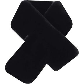 Halemet Scarf for Women Winter Fall Furry Faux Fur Loophole Scarf Soft Cozy Fluffy Neck Warmer Wrap Cold Weather Gift 2023