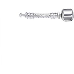 Pandora style bracelet extenders, extend any European style bracelet, add 1.3, 1.5 inches of 925 silver color removable extender jewelry