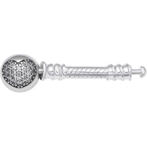 Pandora style bracelet extenders, extend any European style bracelet, add 1.3, 1.5 inches of 925 silver color removable extender jewelry