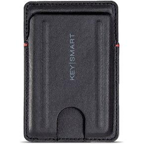 محفظة KeySmart رفيعة - محفظة صغيرة الحجم من جلد TecTuff - حامل بطاقات ائتمان بفتحات سهلة الانزلاق للرجال - محفظة جيب أمامية صغيرة وخفيفة الوزن RFID تحجب هدايا عيد الميلاد للرجال والزوج والأب in Kuwait