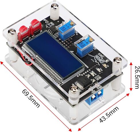 DROK DC Buck Converter منظم جهد قابل للتعديل 12V 6V-32V إلى 1.5-32V 5A، محول تنحى لشاشة LCD مع منفذ USB وحقيبة واقية in Kuwait