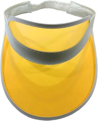 Clear Colored Plastic Sun Visors Hat - Casino Dealer Poker - Beach Sunhat Tennis Golf Visor for Women in Kuwait