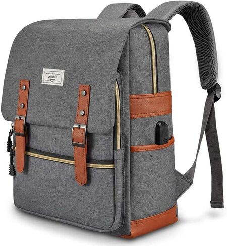 Ronyes Laptop Backpack for Women Unisex Black Backpack for School College 15.6’’ Travel Backpack (AllBlackWithUSB) in Kuwait