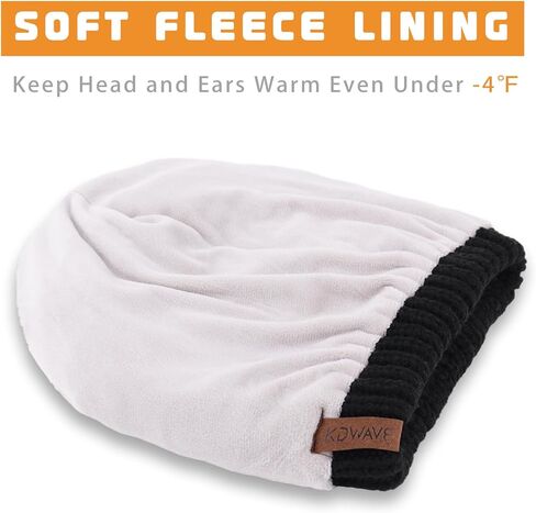 قبعة KDWAVE النسائية المبطنة بالساتان، قبعات شتوية للنساء، قبعة صغيرة ناعمة ودافئة مع حريري in Kuwait