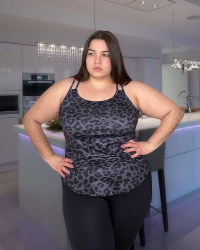FOREYOND حجم كبير تجريب تانك القمم فضفاضة تناسب Racerback أكمام قمصان رياضة الجري ملابس اليوغا للنساء in Kuwait