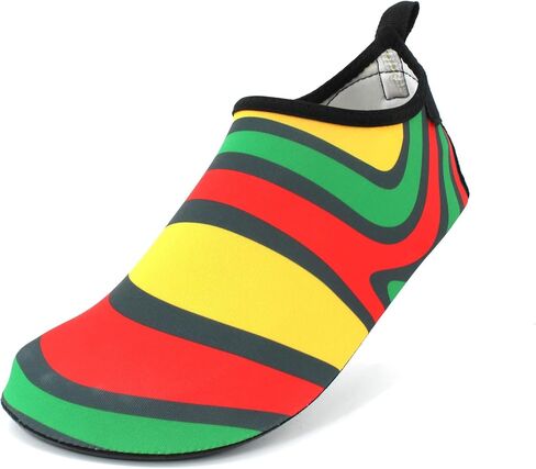 Water Shoes for Women and Men Quick-Dry Swim Beach Shoes for Outdoor Surfing Yoga Exercise Jamaica Flag Caribbean Reggae Rasta in Saudi Arabia