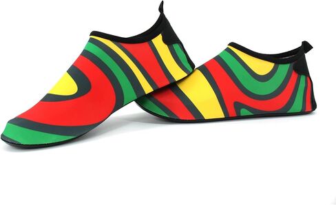 Water Shoes for Women and Men Quick-Dry Swim Beach Shoes for Outdoor Surfing Yoga Exercise Jamaica Flag Caribbean Reggae Rasta in Saudi Arabia