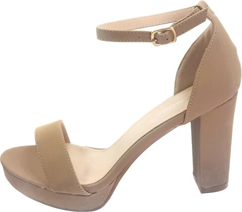 TOP Moda Platform High Heel Open Toe Dress Sandal Over the Toe Strap in Saudi Arabia