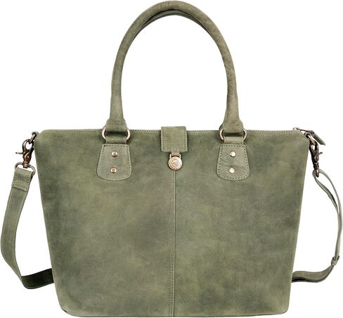 ANTONIO VALERIA Beck Hunter Leather Top Handle Bag for Women in Kuwait