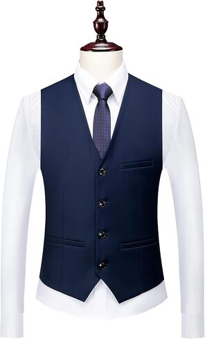 MOGU Mens 3 Piece Suit Slim Fit Pure Color Tuxedos for Wedding Prom in Saudi Arabia