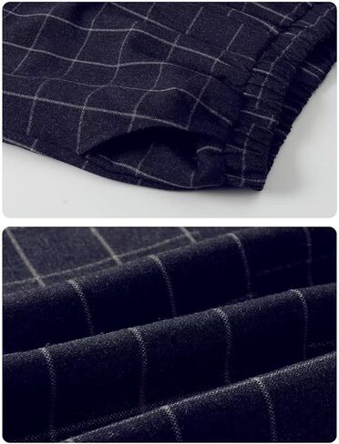 A&J DESIGN Boys' 2-Piece Suits Set Thick Jacket Pants Bow Tie Kids Plaid Formal Outfits in Kuwait