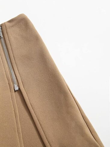 Floerns Girl's Solid Zip Up Wrap Front Skorts Split Hem Skirt Shorts in Saudi Arabia