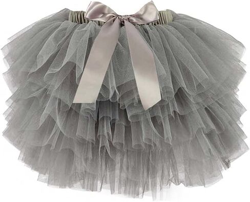Tutu Skirt for Girl 6 Layer Tulle Skirt with Bow tie in Kuwait