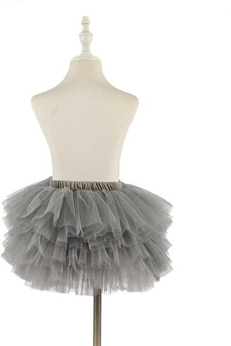 Tutu Skirt for Girl 6 Layer Tulle Skirt with Bow tie in Kuwait