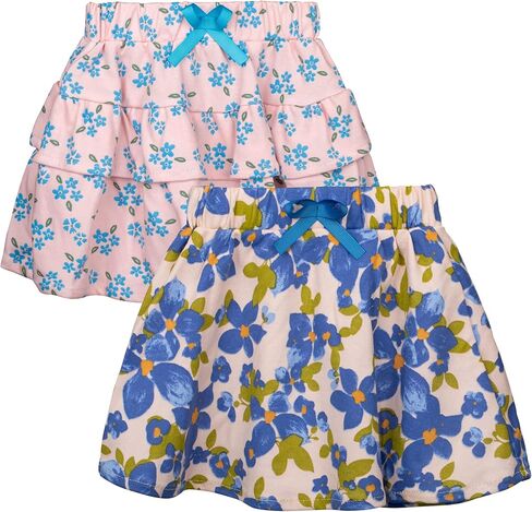 تنورة قابلة للسحب للفتيات الصغيرات من BIG ELEPHANT، تنانير سكوتر مكشكشة/A Line للفتيات الصغيرات in Kuwait