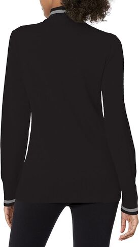 Cutter & Buck Women's Soft Cotton Lakemont Tipped Half Zip Pullover Sweater in Saudi Arabia