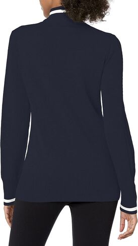 Cutter & Buck Women's Soft Cotton Lakemont Tipped Half Zip Pullover Sweater in Saudi Arabia
