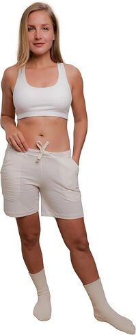 Cottonique Hypoallergenic Lounge Shorts for Women with Skin Allergies and Sensitive Skin in Saudi Arabia