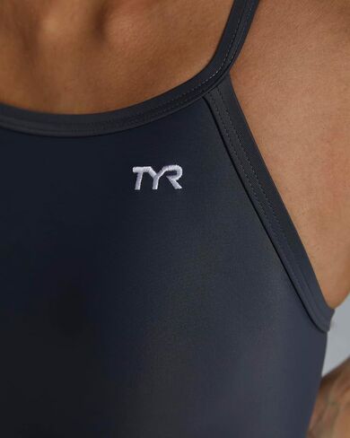 TYR Women's Tyreco Solid Diamondback Swimsuit in Kuwait