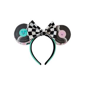 Disney Mickey & Minnie Date Night Diner Jukebox Record Ear Headband in Saudi Arabia