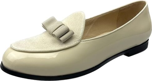 Justar Women's Genuine Leather Buckle Loafers Dress Shoes Casual Flats Low Heel Slip on Driving Penny Loafer for Women in Saudi Arabia