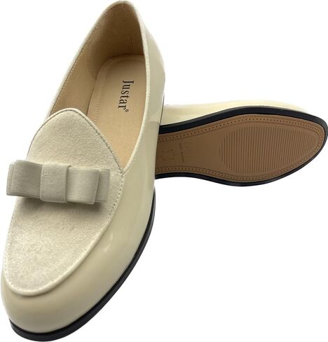 Justar Women's Genuine Leather Buckle Loafers Dress Shoes Casual Flats Low Heel Slip on Driving Penny Loafer for Women in Saudi Arabia
